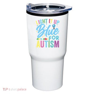 Light It Up Blue Autism Awareness Sweat Tumbler