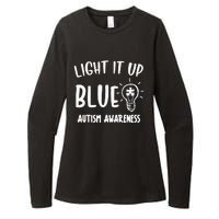 Light It Up Blue Autism I Wear Blue For Warrior Womens CVC Long Sleeve Shirt