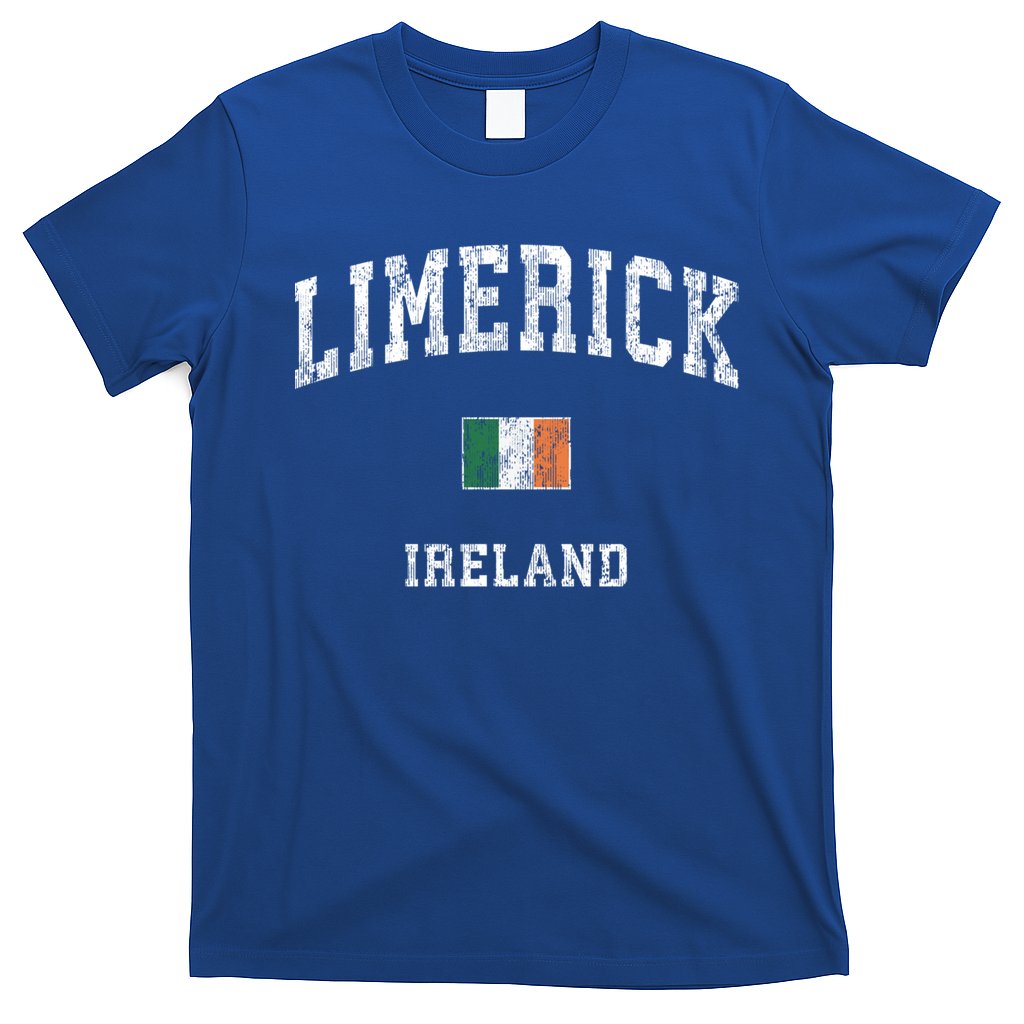 Limerick Ireland Vintage Athletic Sports Design Meaningful Gift T-Shirt