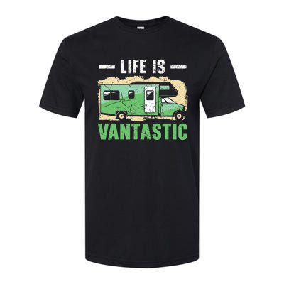 Life Is Vantastic RV Camp Van funny Camping Lover Softstyle® CVC T-Shirt