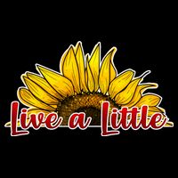 Live A Little Sunflower Cooling Performance Crew T-Shirt