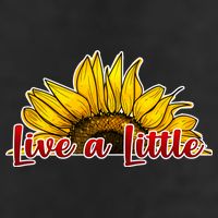 Live A Little Sunflower Adult Drive Performance Visor