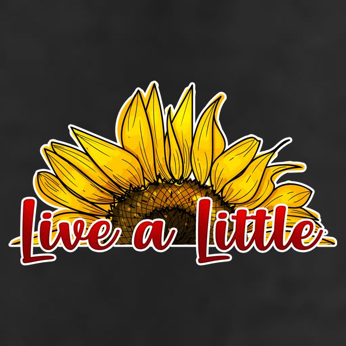 Live A Little Sunflower Adult Drive Performance Visor