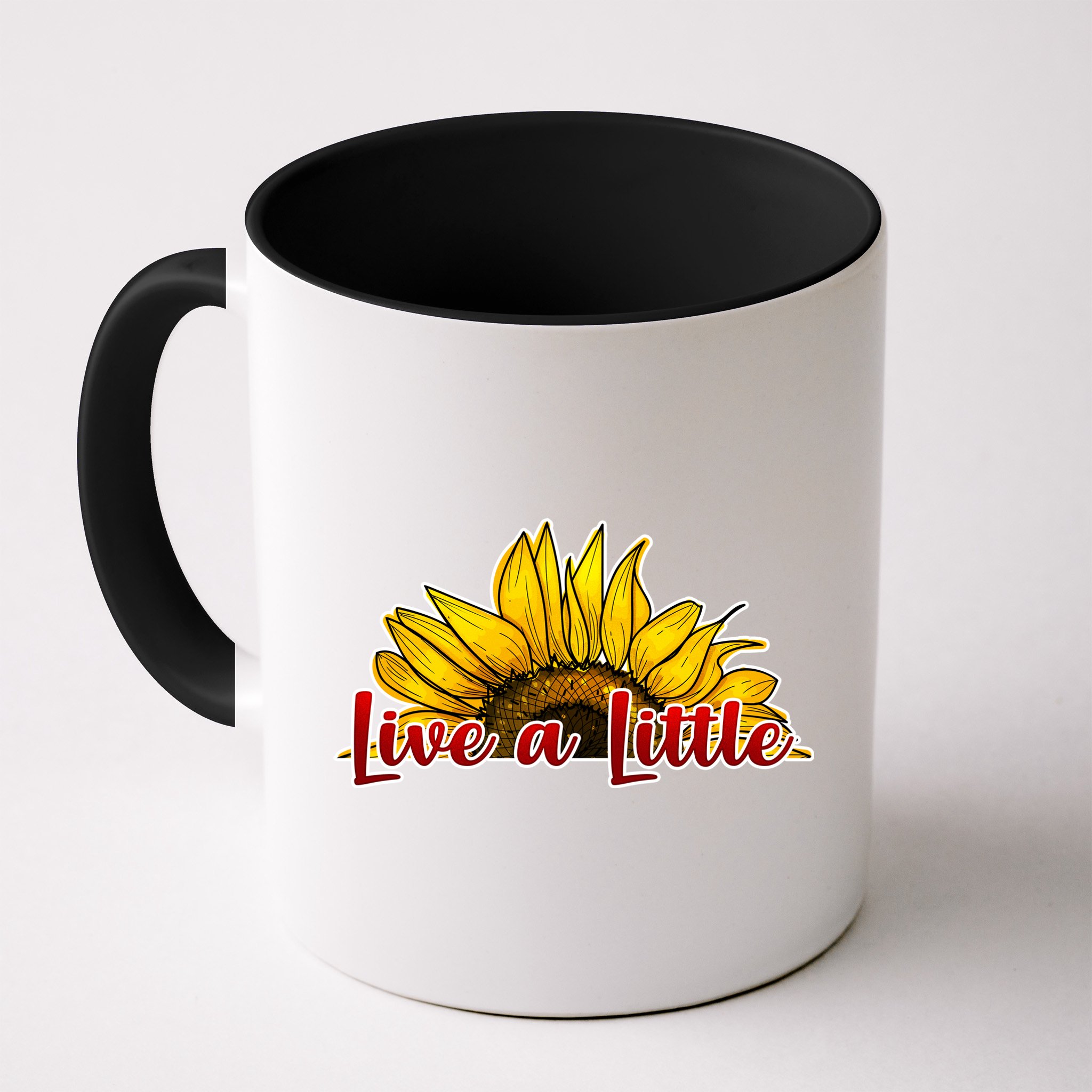 Live A Little Sunflower Mug