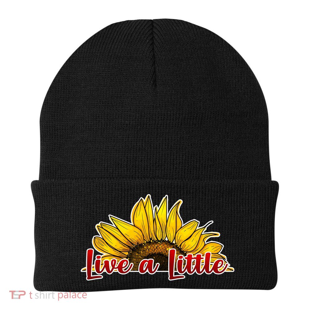 Live A Little Sunflower Beanie