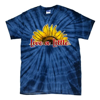 Live A Little Sunflower Tie-Dye T-Shirt