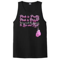 Live And Fight Pink Breast Cancer PosiCharge Competitor Tank