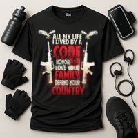 Live By A Code Cooling Performance Crew T-Shirt