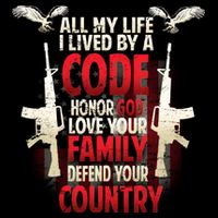Live By A Code Apron