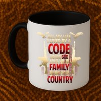 Live By A Code Mug