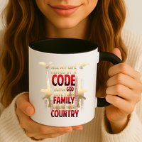 Live By A Code Mug