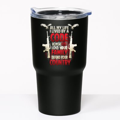 Live By A Code Tumbler