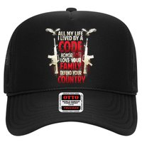 Live By A Code Trucker Hat