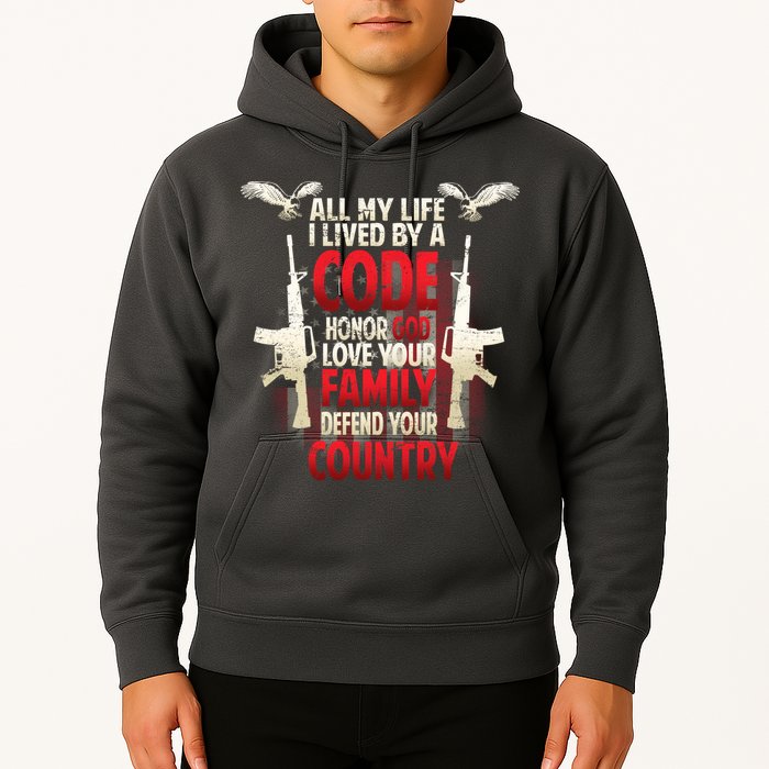 Live By A Code Hoodie