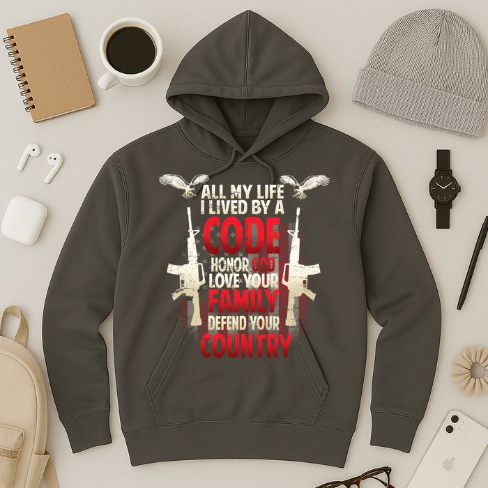 Live By A Code Hoodie