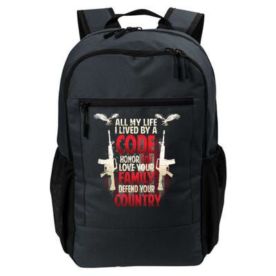 Live By A Code Daily Commute Backpack