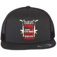 Live By A Code Flat Bill Trucker Hat