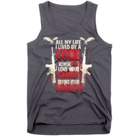 Live By A Code Tank Top