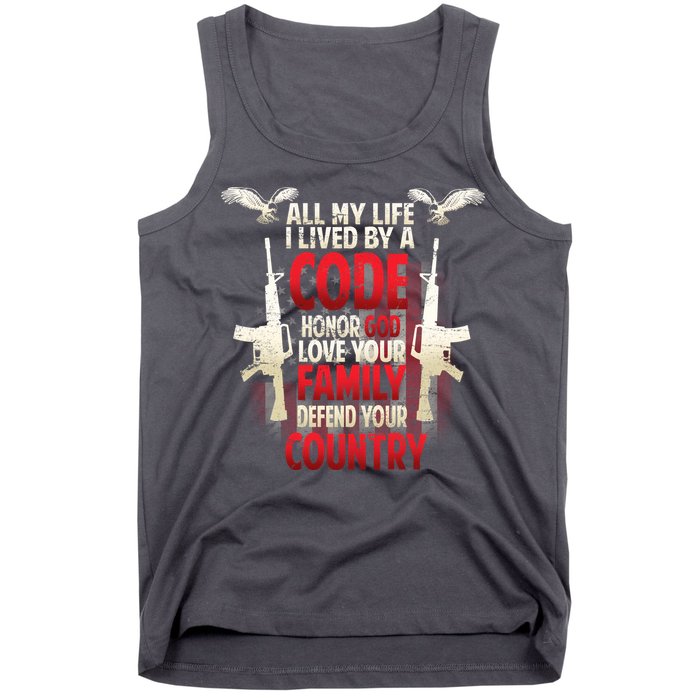 Live By A Code Tank Top