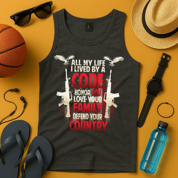 Live By A Code Tank Top