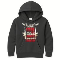 Live By A Code Kids Hoodie