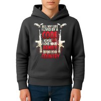 Live By A Code Kids Hoodie