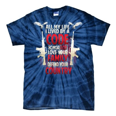 Live By A Code Tie-Dye T-Shirt