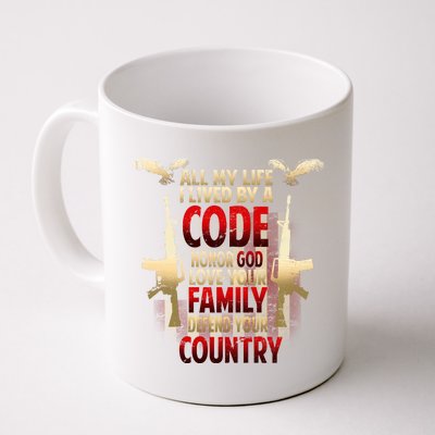 Live By A Code Coffee Mug