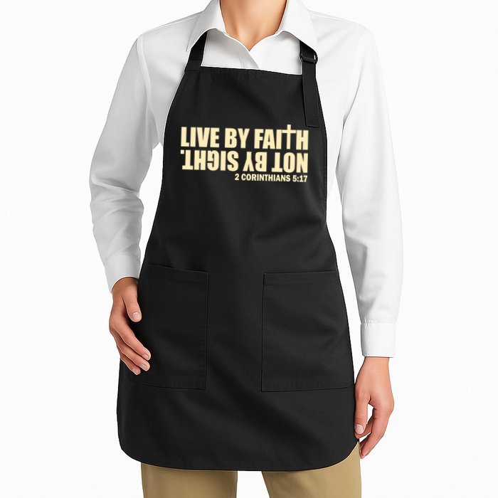 Live By Faith Not By Sight Apron