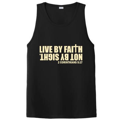 Live By Faith Not By Sight PosiCharge Competitor Tank