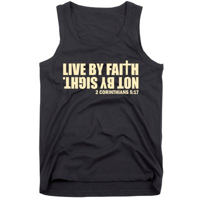 Live By Faith Not By Sight Tank Top