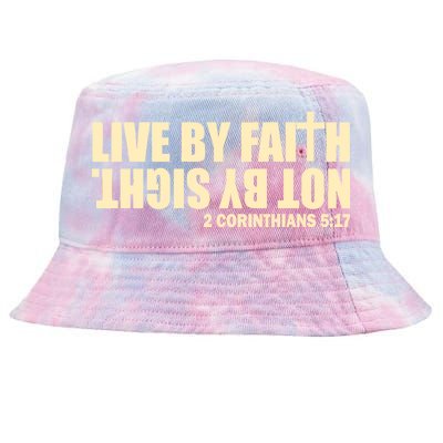 Live By Faith Not By Sight Tie-Dyed Bucket Hat