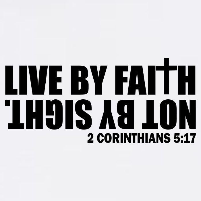 Live By Faith Not By Sight Garment-Dyed Sweatshirt