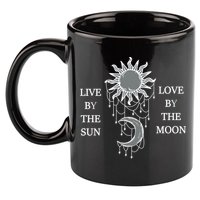 Live By The Sun Love By The Moon 11oz C Handle Ceramic Mug