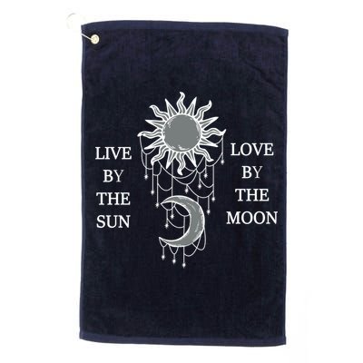 Live By The Sun Love By The Moon Golf Towel