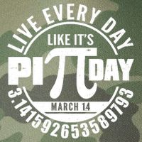 Live Every Day Like It's Pi Day March 14 3.14 Emblem Legacy Tie Dye Trucker Hat