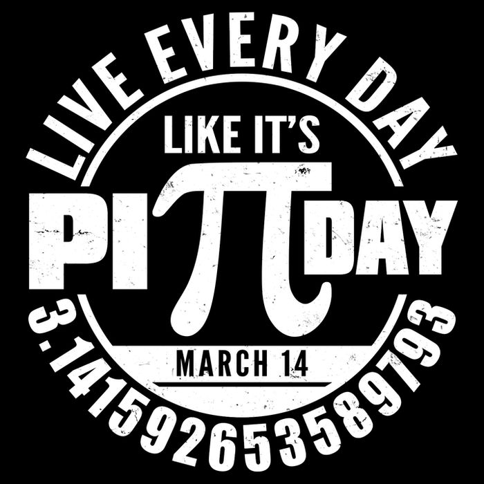 Live Every Day Like It's Pi Day March 14 3.14 Emblem Impact Tech Backpack