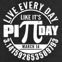 Live Every Day Like It's Pi Day March 14 3.14 Emblem Trucker Hat