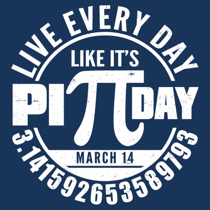 Live Every Day Like It's Pi Day March 14 3.14 Emblem Flat Bill Trucker Hat