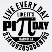 Live Every Day Like It's Pi Day March 14 3.14 Emblem Garment-Dyed Sweatshirt