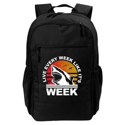 Live Every Week Like It's Shark Week Daily Commute Backpack