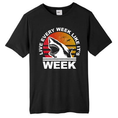 Live Every Week Like It's Shark Week Tall Fusion ChromaSoft Performance T-Shirt