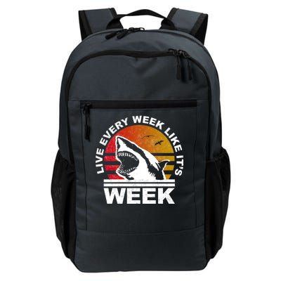 Live Every Week Like It's Shark Week Daily Commute Backpack