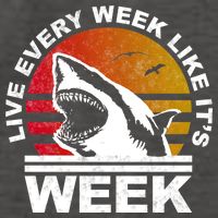 Live Every Week Like It's Shark Week Vector Backpack