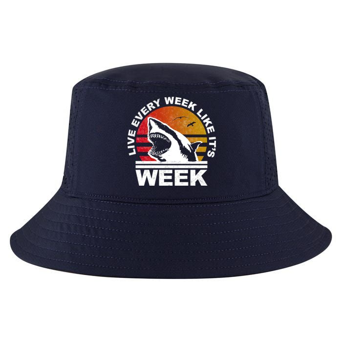 Live Every Week Like It's Shark Week Cool Comfort Performance Bucket Hat