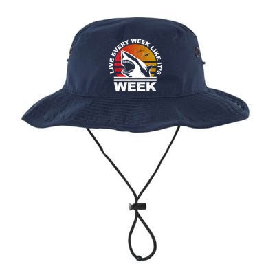 Live Every Week Like It's Shark Week Bucket Hat