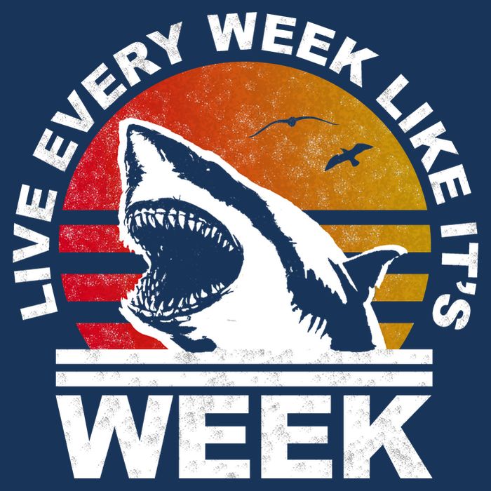 Live Every Week Like It's Shark Week Bucket Hat