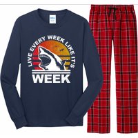 Live Every Week Like It's Shark Week Long Sleeve Pajama Set