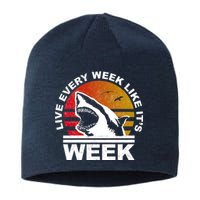 Live Every Week Like It's Shark Week Sustainable Beanie