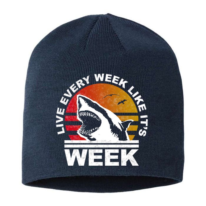 Live Every Week Like It's Shark Week Sustainable Beanie